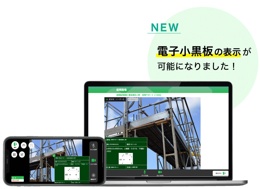 遠隔臨場機能画面紹介
